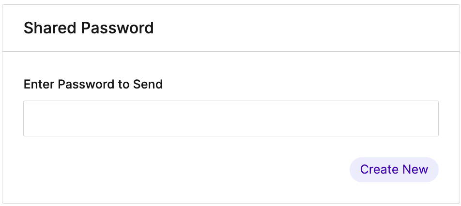 Shared Password
