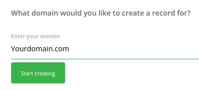 Enter the domain.