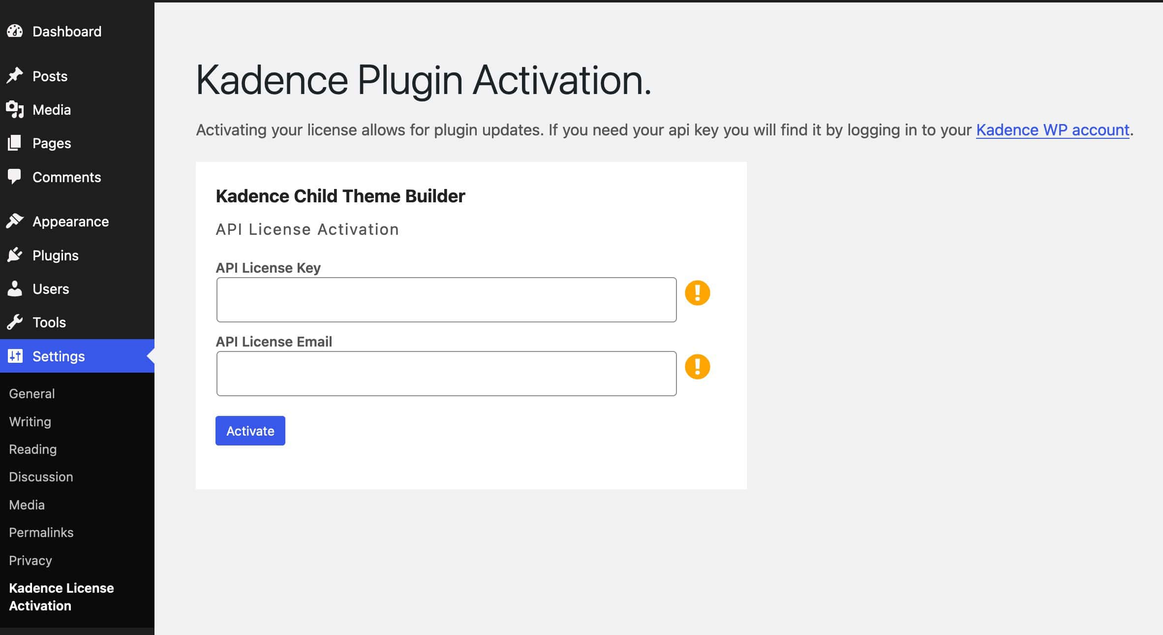License Plugin