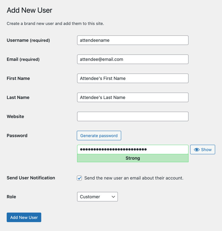 Add New User
