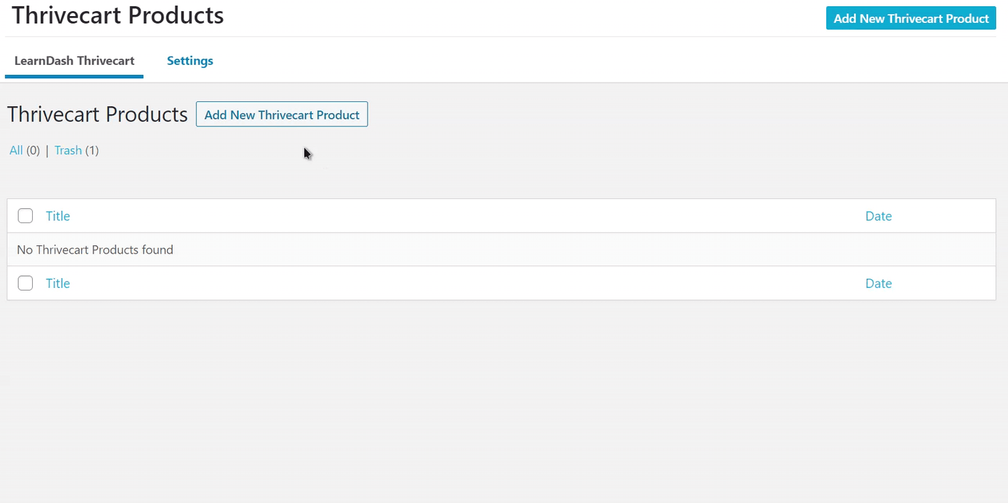 Adding a ThriveCart product in WordPress