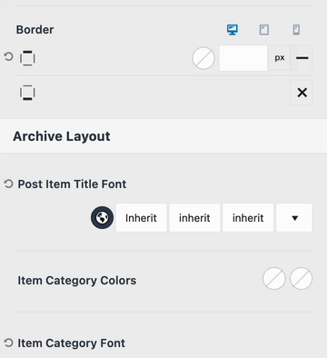 Border Styles