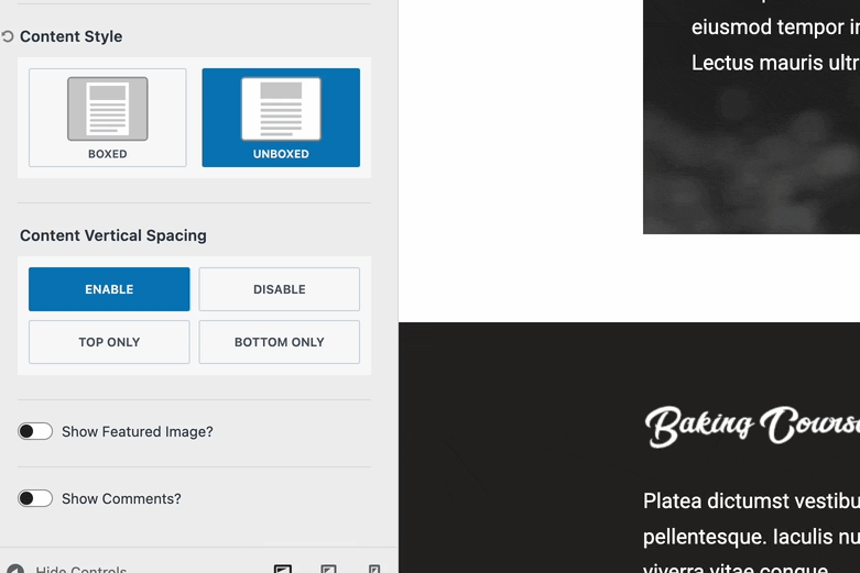 Bottom Spacing
