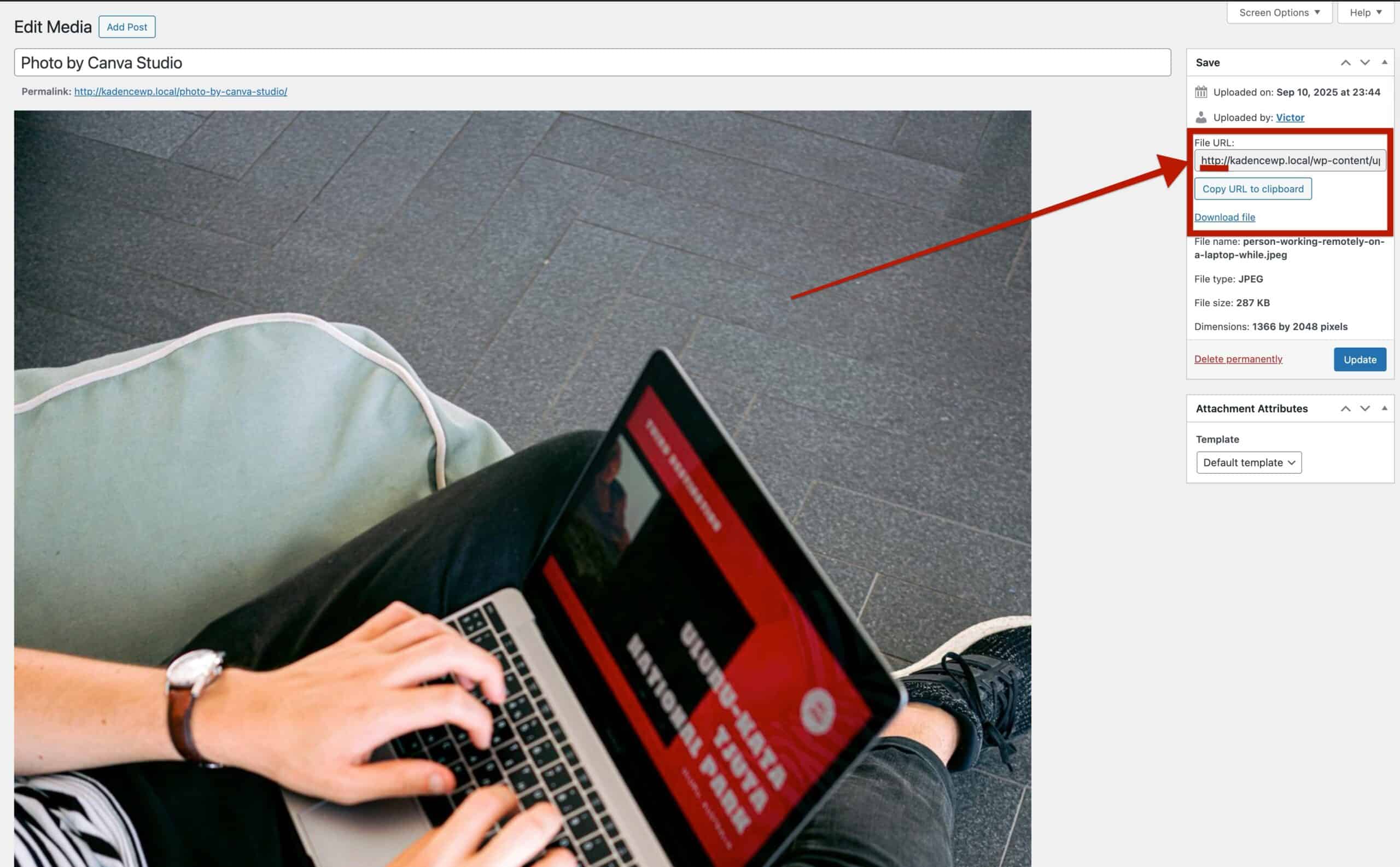 Checking Media URL