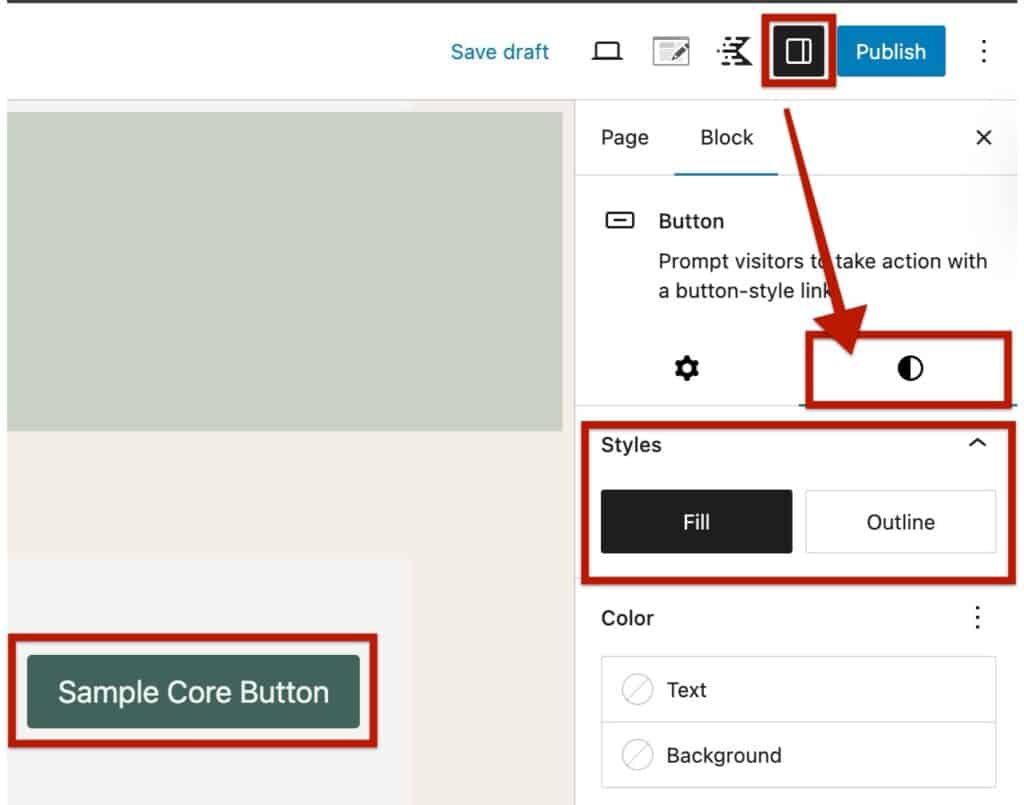 Core Button Styles
