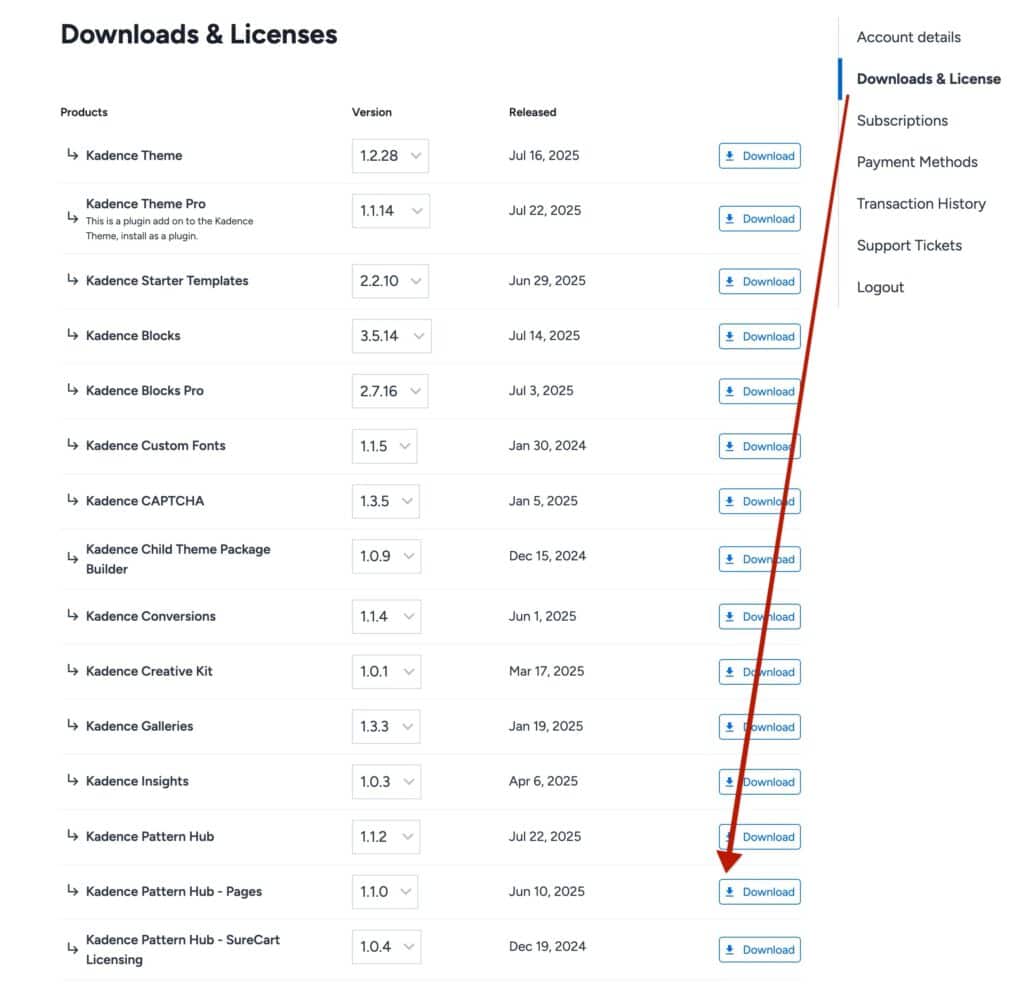Download Pages