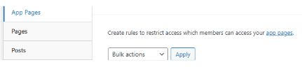 Screenshot of adding rules to the login restrictions