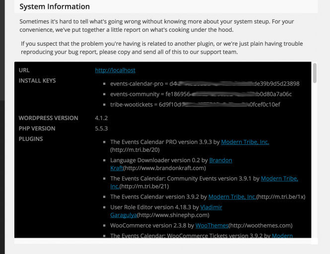 KB - system info
