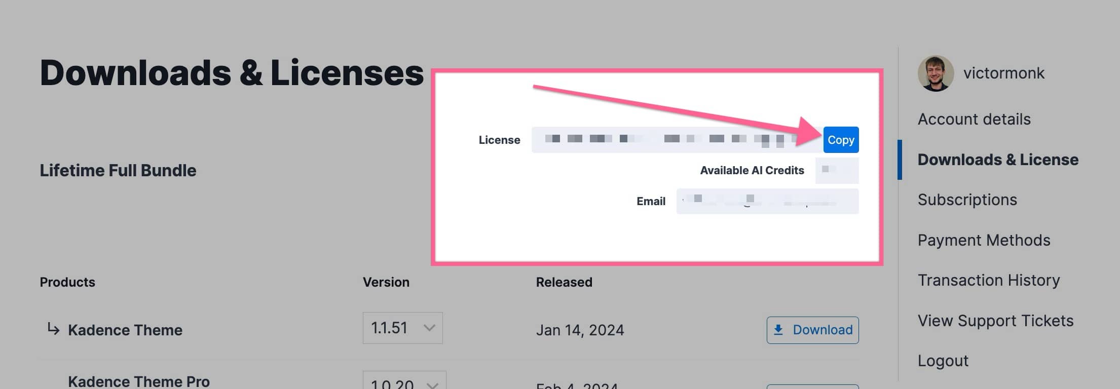 Kadence License Key