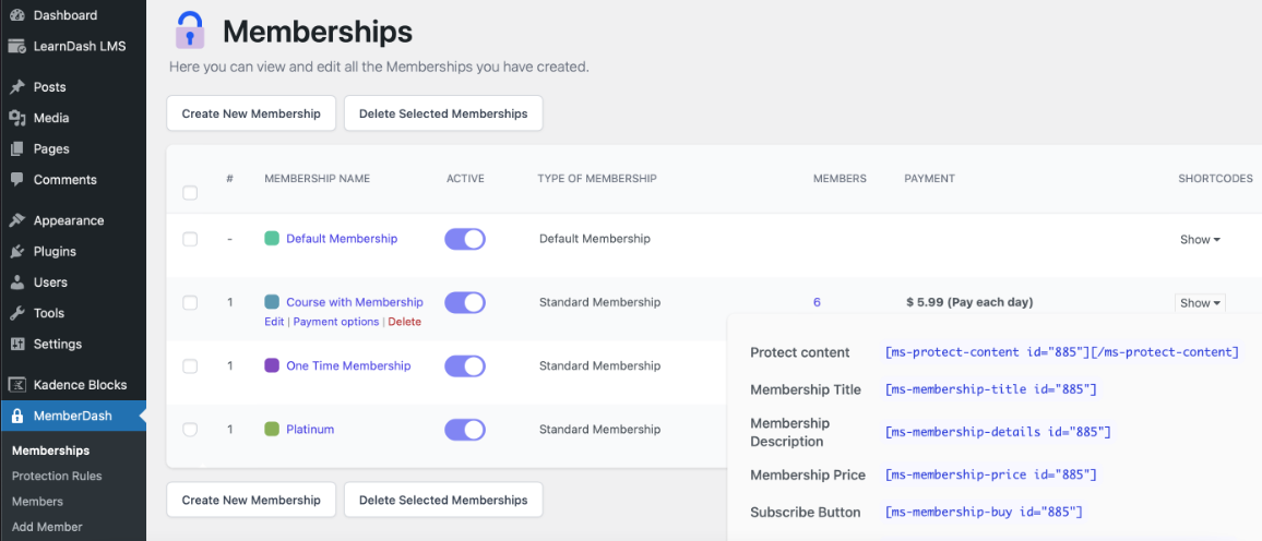 Membership Overview