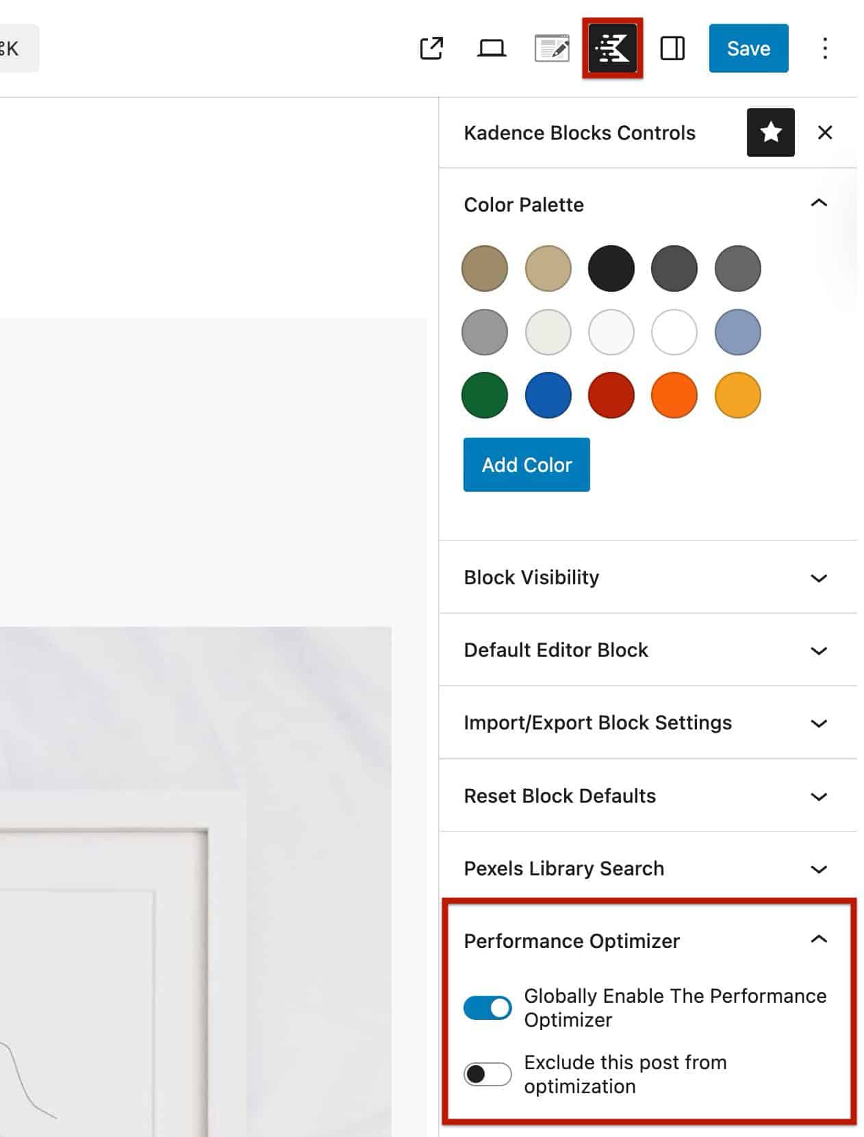 Optimizer-Settings