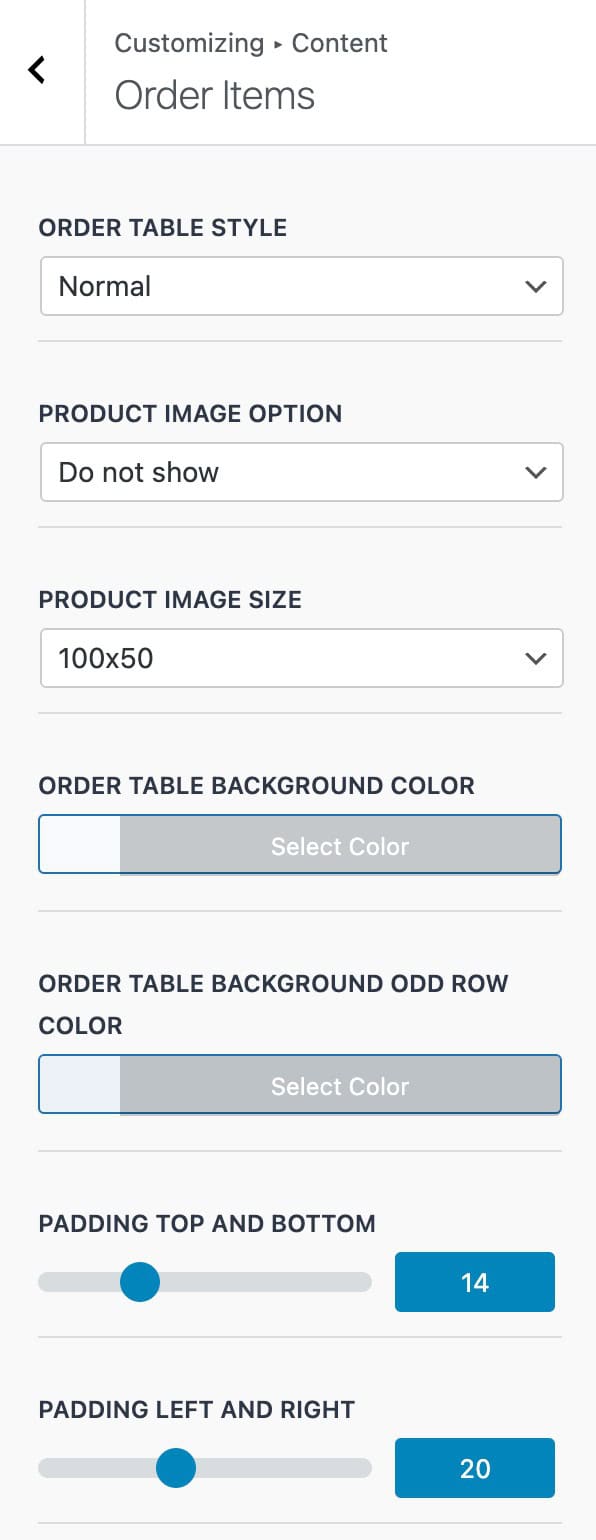 Order Items 1