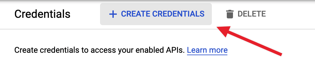 create API key