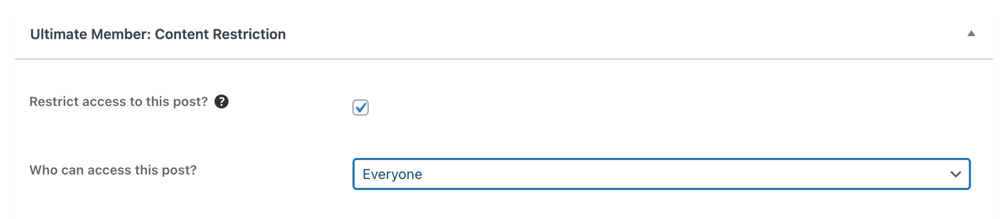 Ultimate Member: Content Restriction