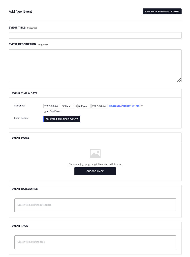 Community Events with BuddyBoss integration