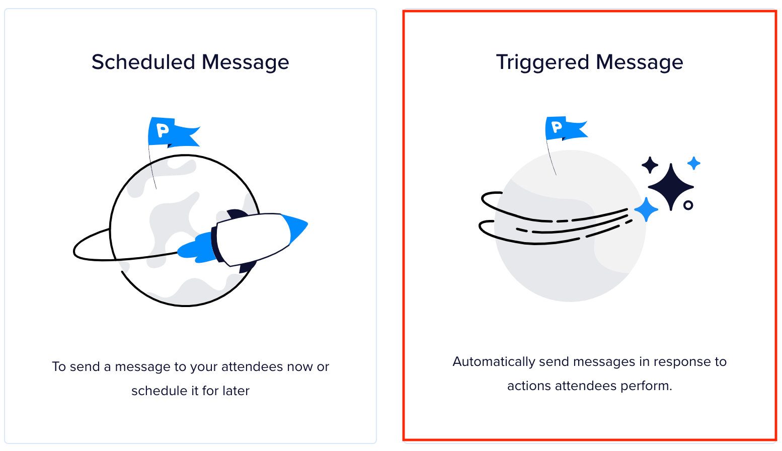 Triggered messages with Promoter