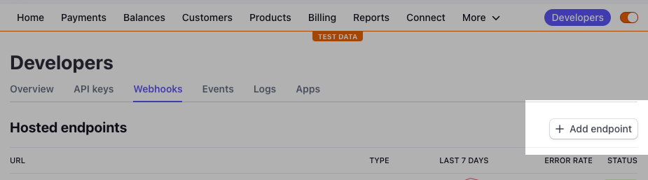 Add endpoint image
