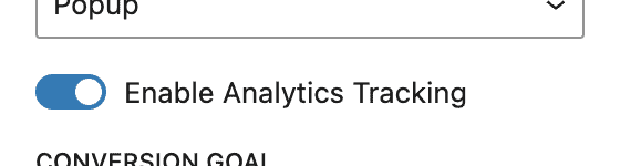 Kadence Conversions - enable analytics tracking