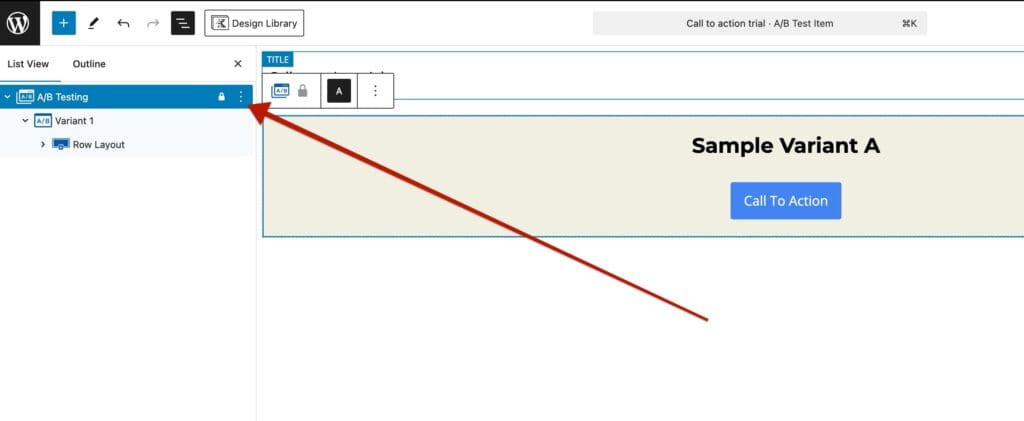 Select A:B Post Block