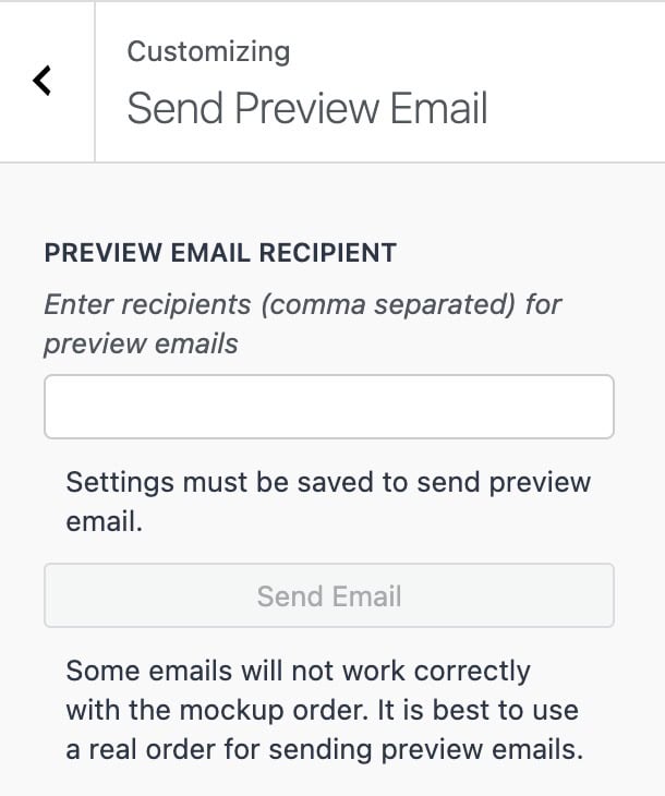 Send Preview Email