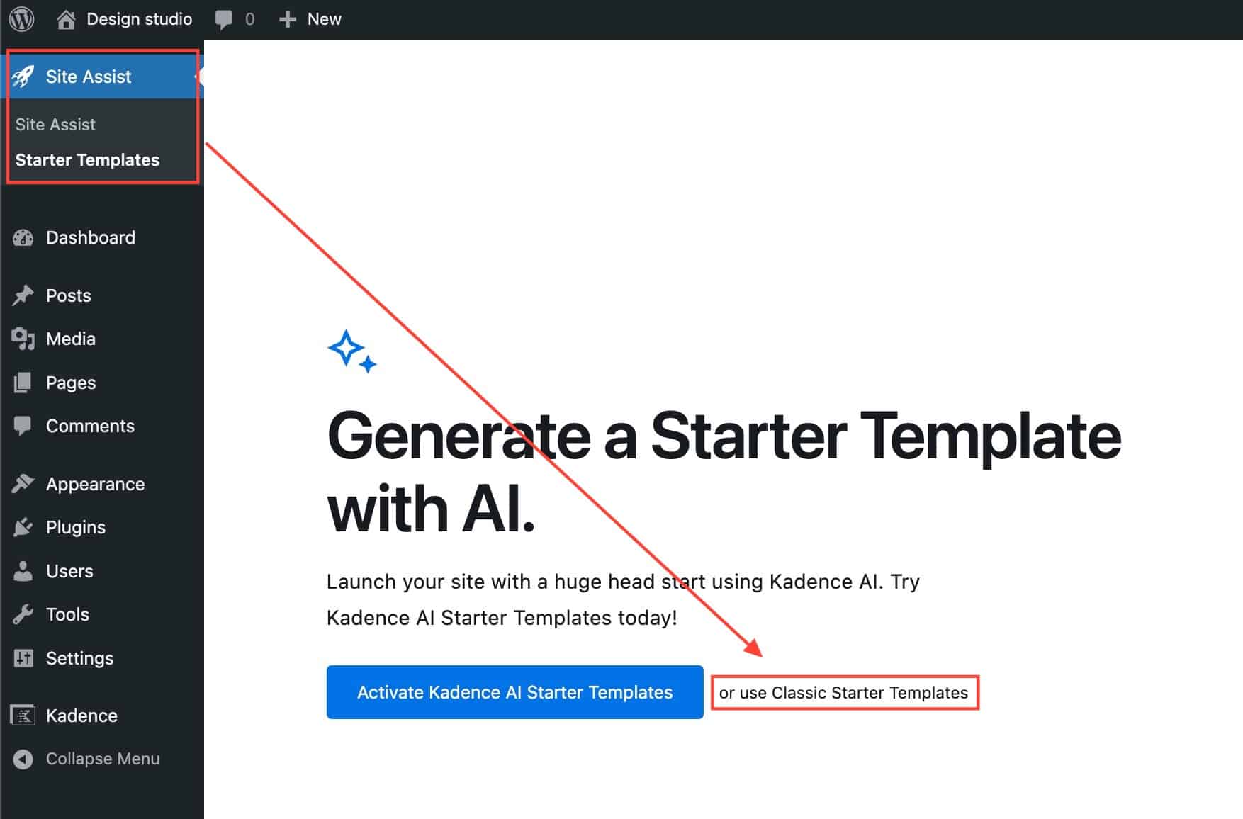 Starter Templates