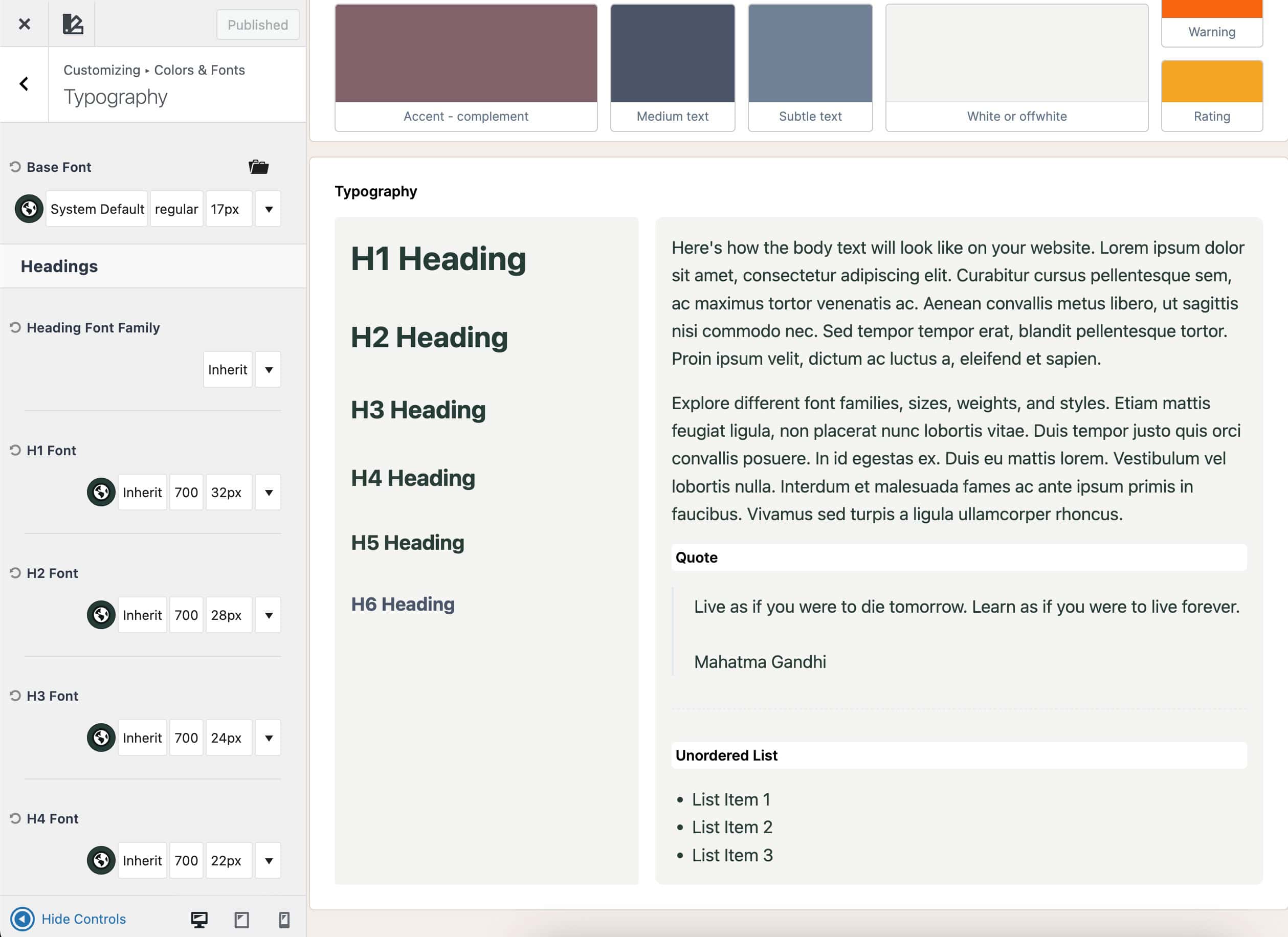 Typography Style Guide