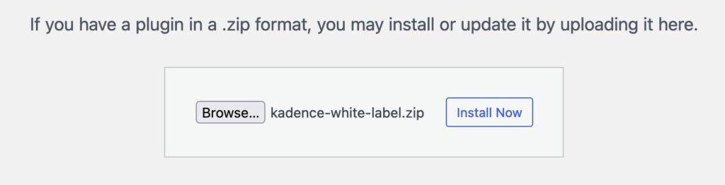 Upload White Label