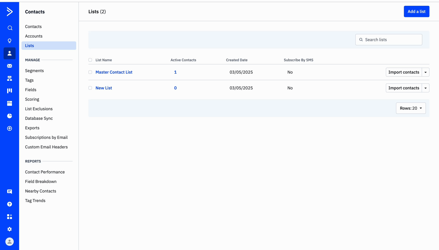 ActiveCampaign Fields