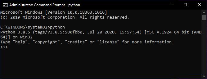 Adding Python path to Windows 10 or 11 PATH environment variable — launch Python (command prompt).