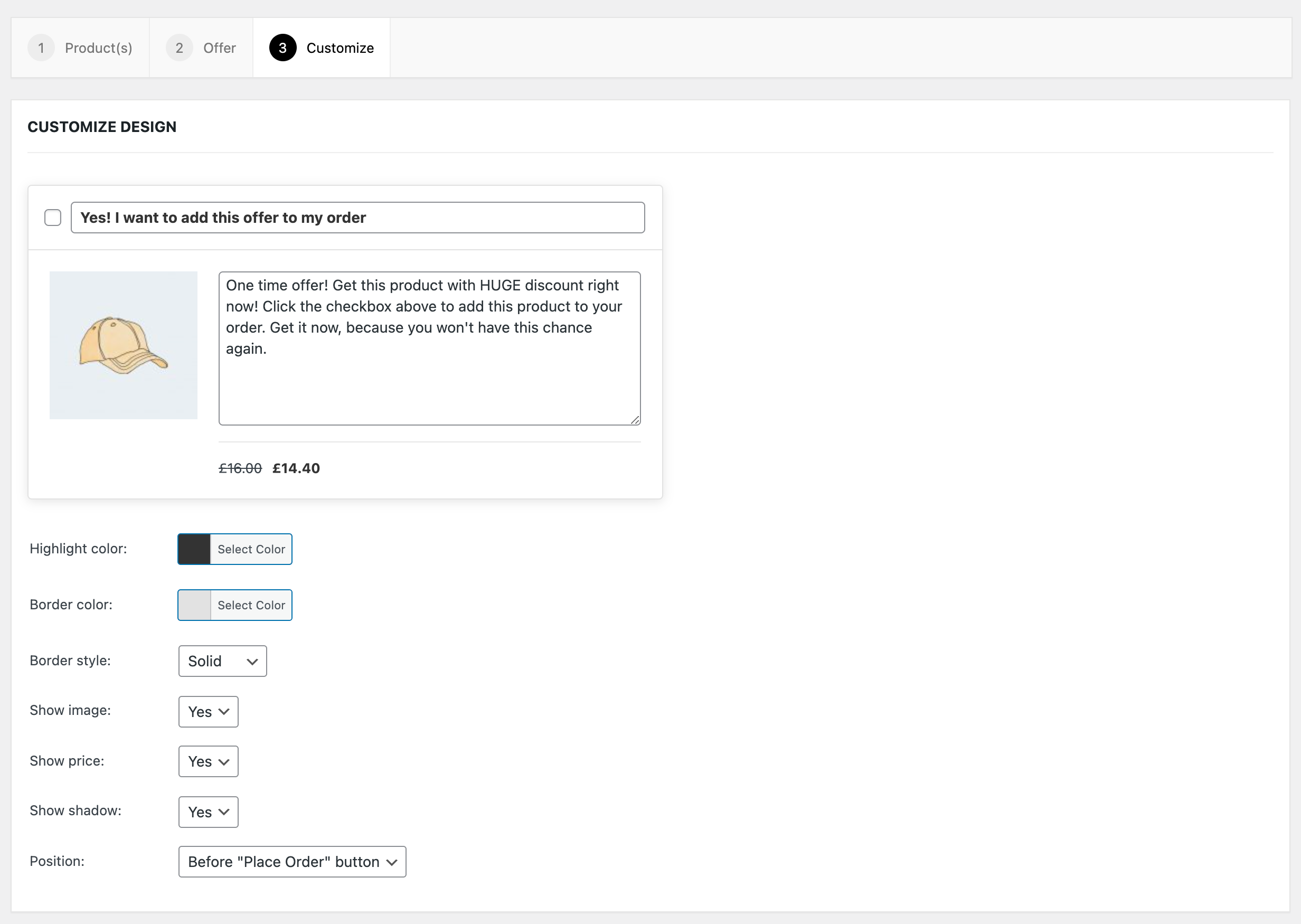 How to Position the Order Bump in the Checkout - Nexcess Documentation