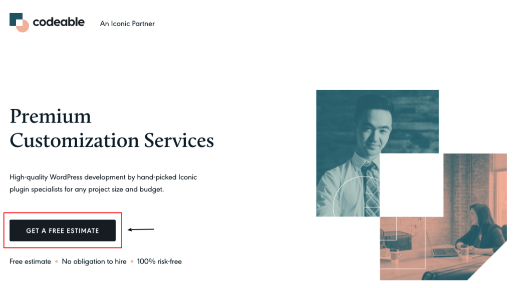 codeable home page