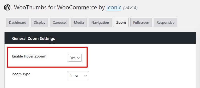 enable zoom