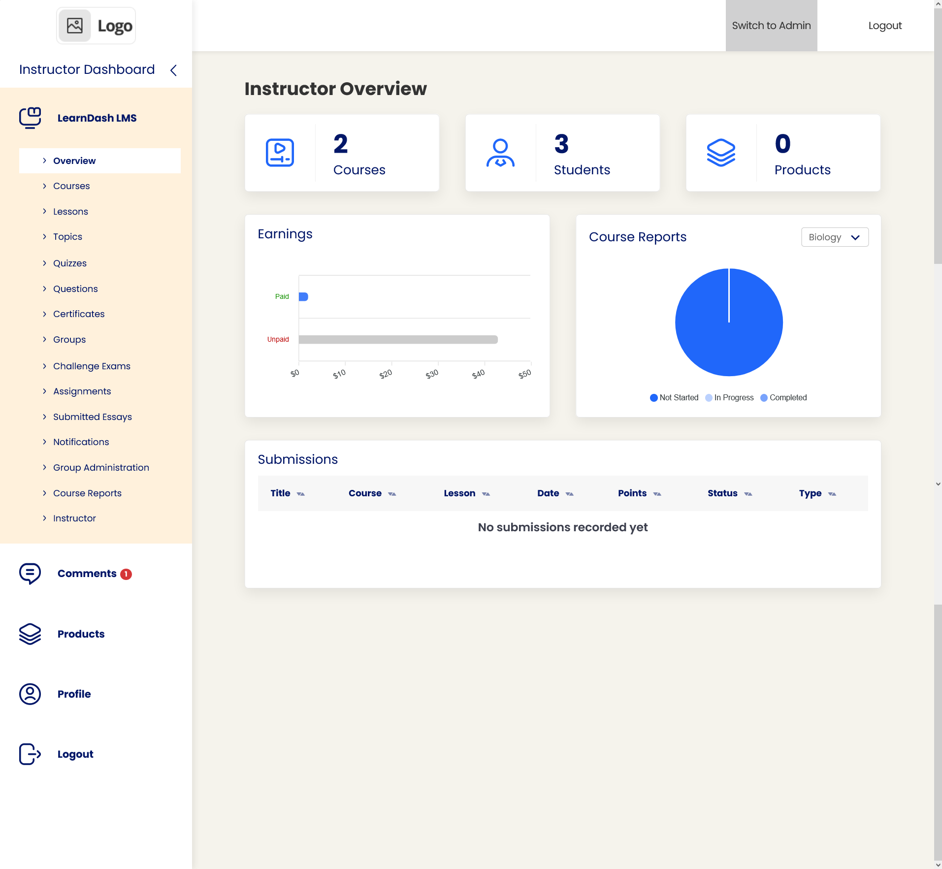 The new and improved Instructor Dashboard