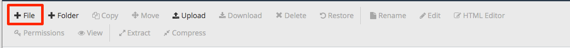 File and plus highlighted in task bar