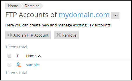 ftp screen
