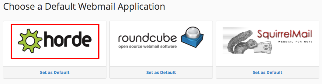 webmail application