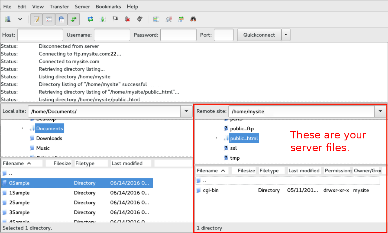 server files