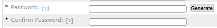 password entry textbox