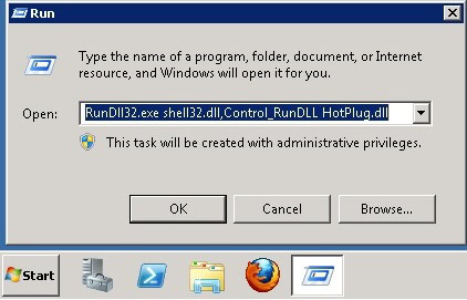 run command