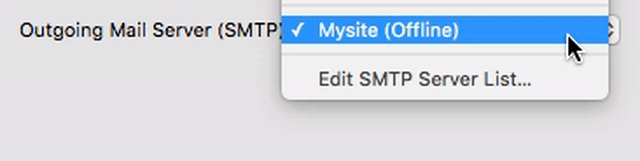 editing SMTP list