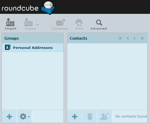 contacts screen