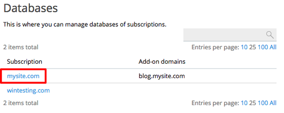 site highlighted