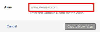 gif showing domain entered