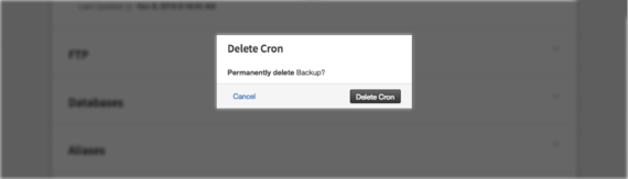 confirm delete popup