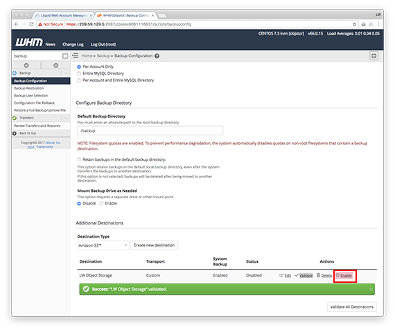 enable link highlighted
