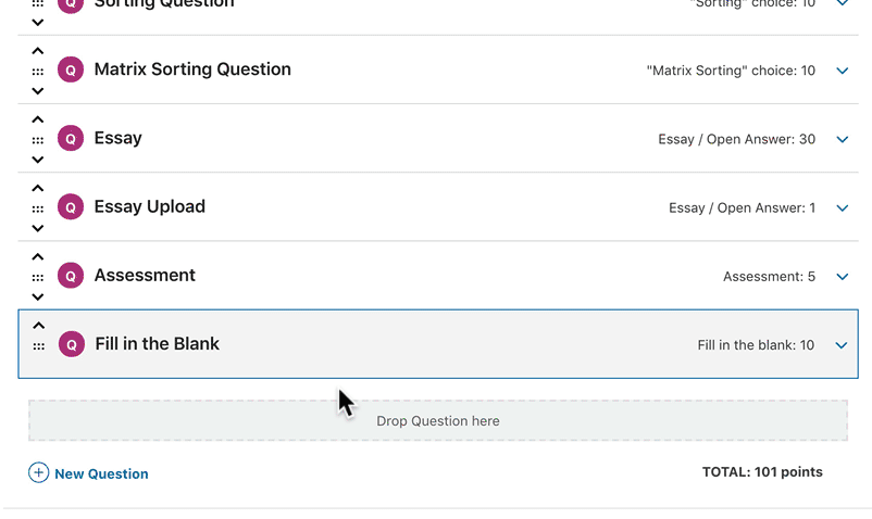 How to add new question in LearnDash quiz builder admin