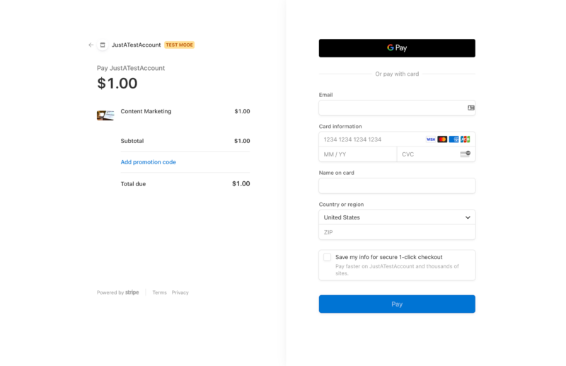 Stripe LearnDash user experience
