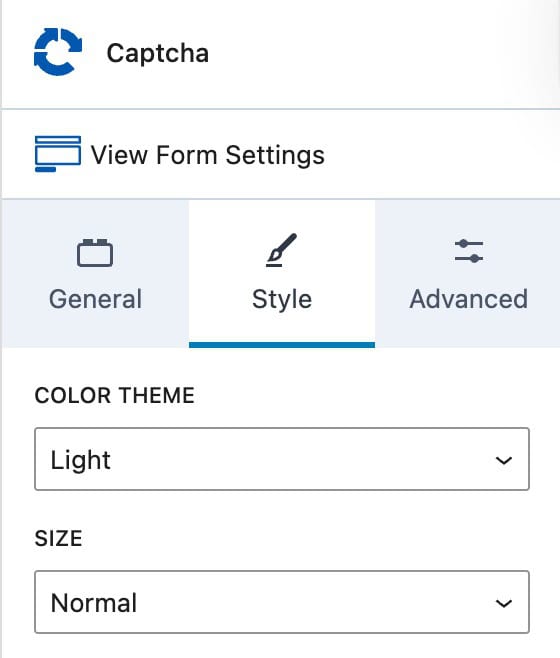 reCAPTCHA Style