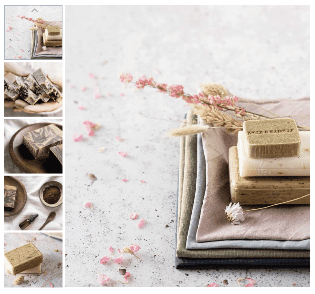 Gallery - Thumbnails To The Left of Image