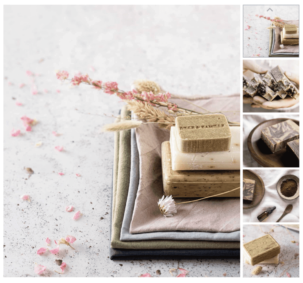 Gallery - Thumbnails To The Right of Image